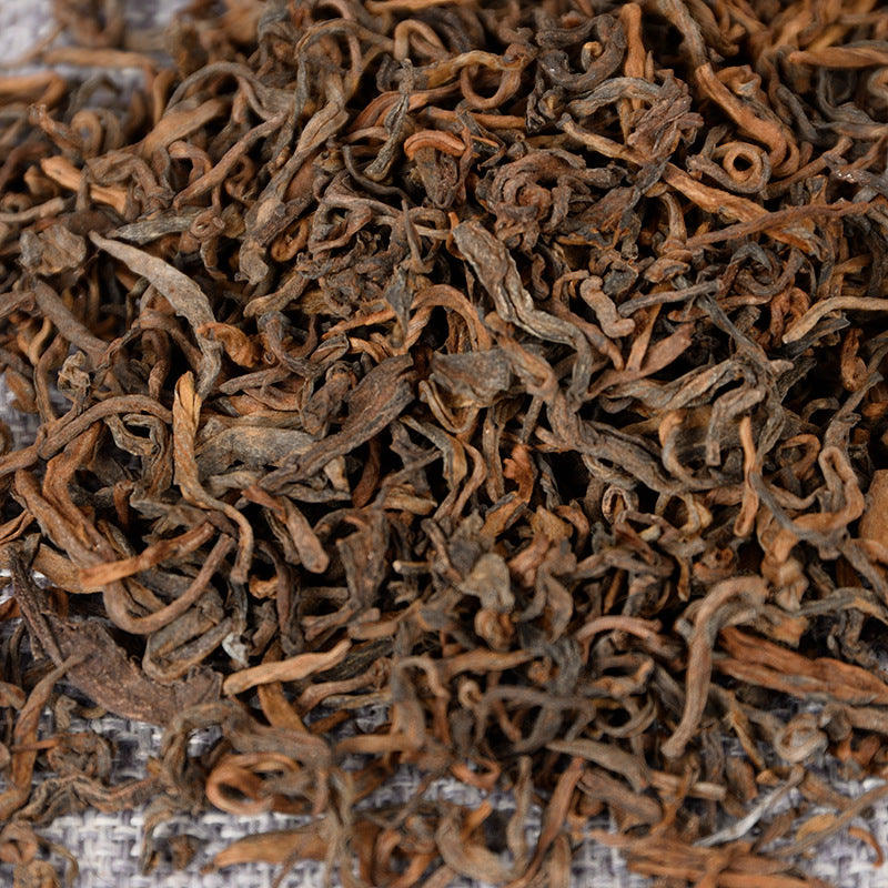 China Yunnan Tea King Golden Bud 250g Lotus Fragrance Kunming Dry Storage Yunnan Ripe Puerh Loose Tea