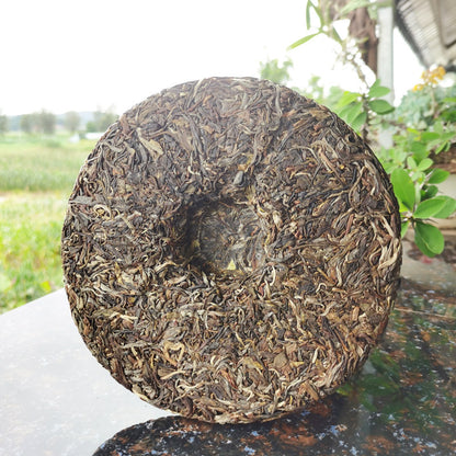 China Ancient Tree Puerh Tea Early Spring Puerh Raw Tea Cake Old Tree 357g