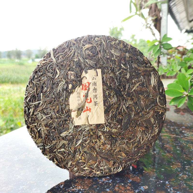 China Ancient Tree Puerh Tea Early Spring Puerh Raw Tea Cake Old Tree 357g