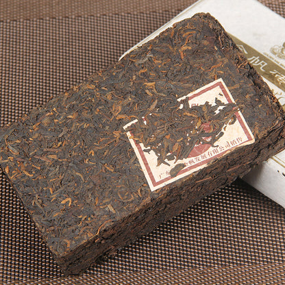 Yunnan Pu'er Ripe Tea Medium Term Pu'er Ripe Tea Black Tea Golden Sail Brick Tea 2852 Ripe Tea Brick 250g