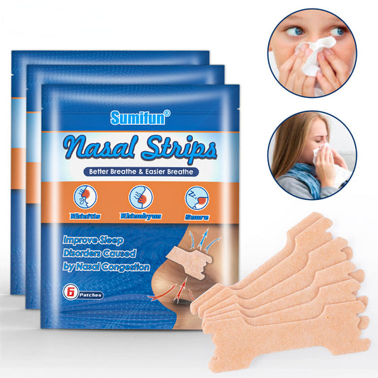 3 Packs, Cool and refreshing Ventilation nasal Strips, Offers relief from nasal congestion 止鼾鼻贴缓解鼻塞感冒鼻炎打鼾